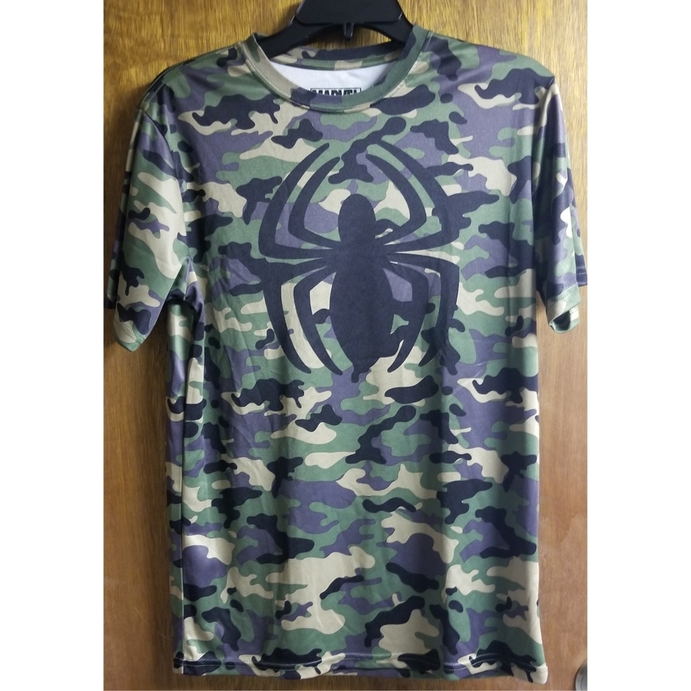 Spiderman Camo Fitted T-Shirt